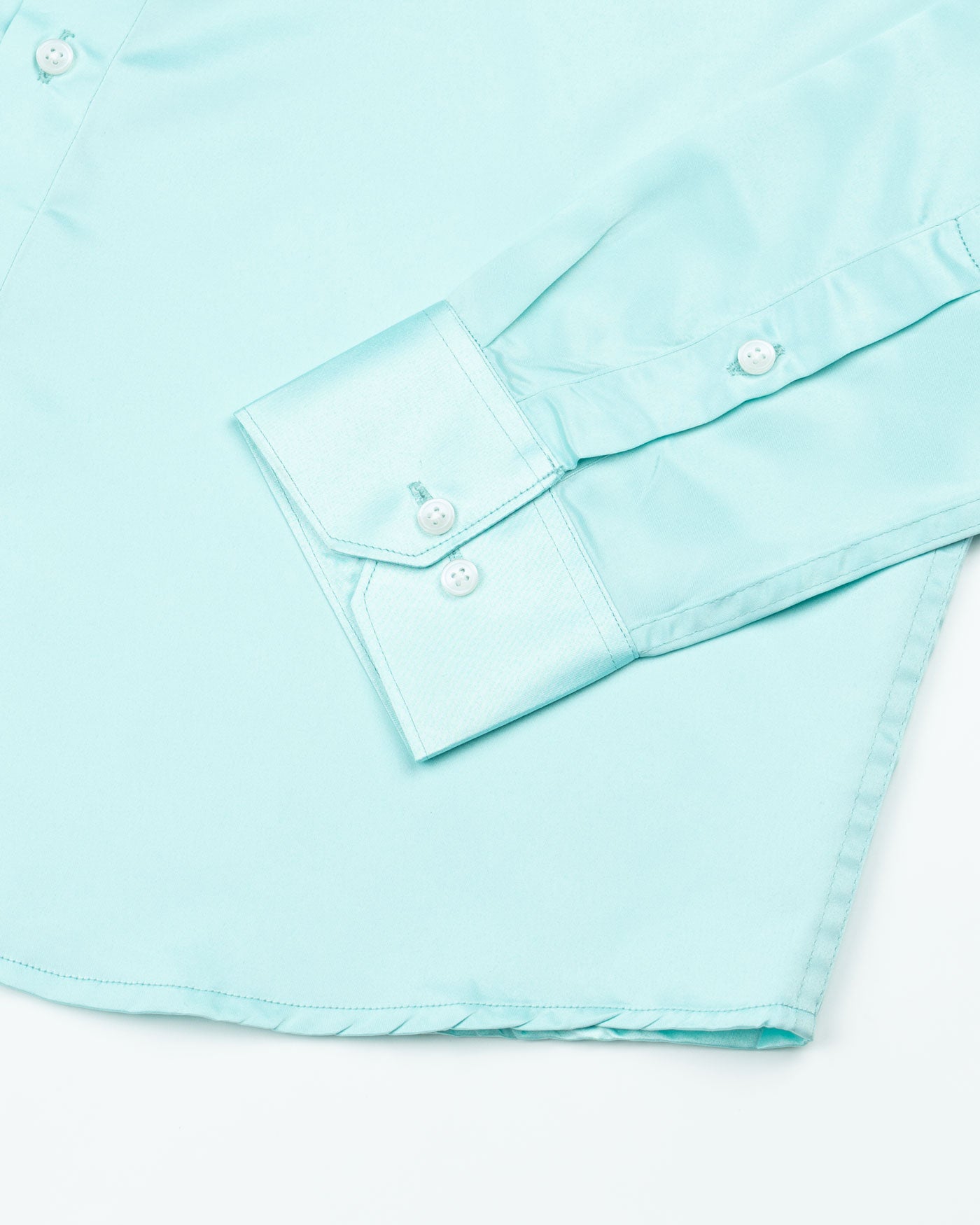 Montor Cruise Teal Premium Satin Men's Shirt - John Ellies