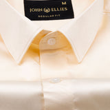 Montor Peach Orange Premium Satin Men's Shirt - John Ellies