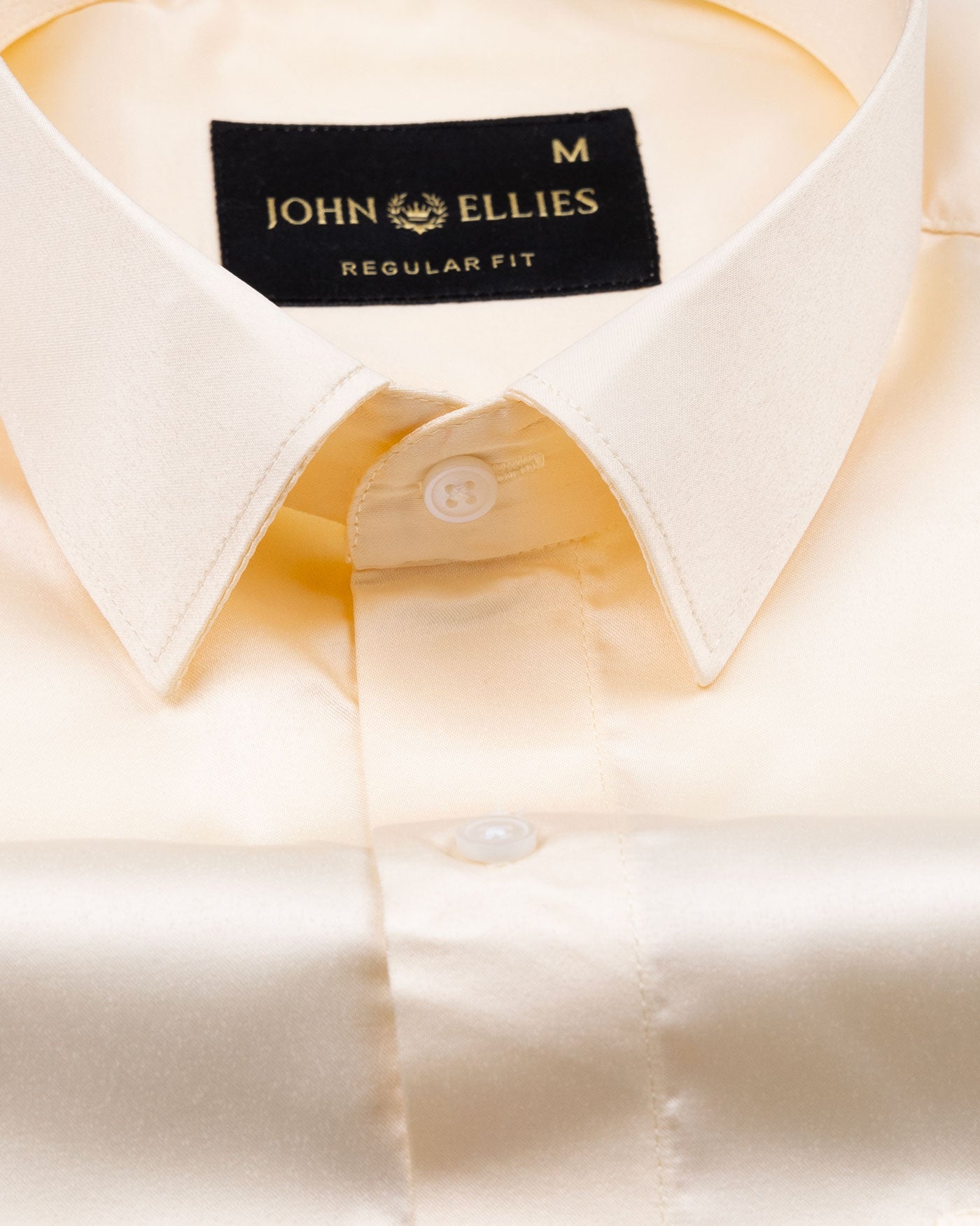 Montor Peach Orange Premium Satin Men's Shirt - John Ellies