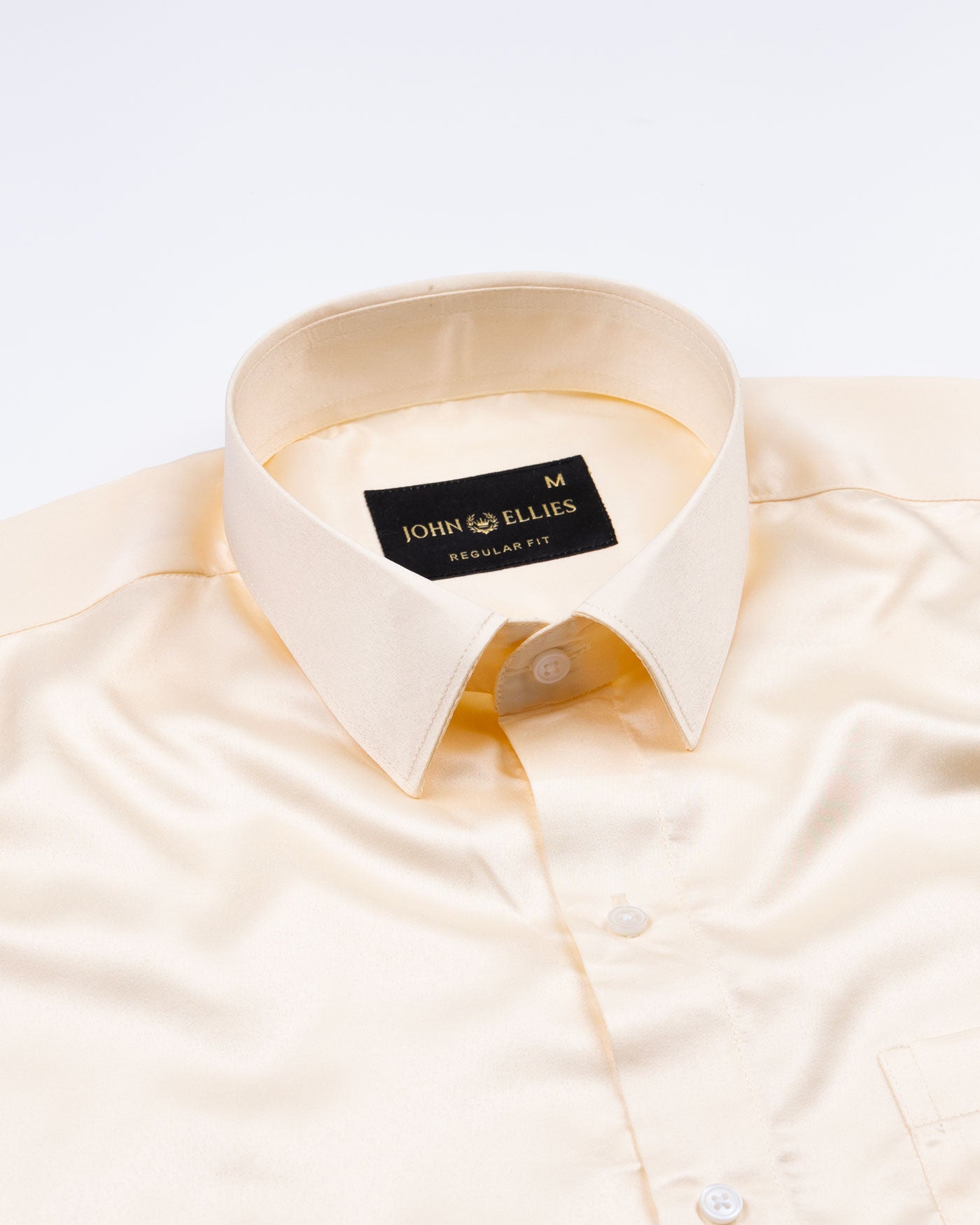 Montor Peach Orange Premium Satin Men's Shirt - John Ellies