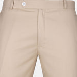 Zernol Cream Formal Cotton Stretchable Pant - John Ellies