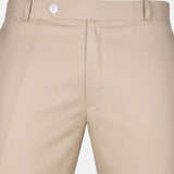 Zernol Cream Formal Cotton Stretchable Pant - John Ellies