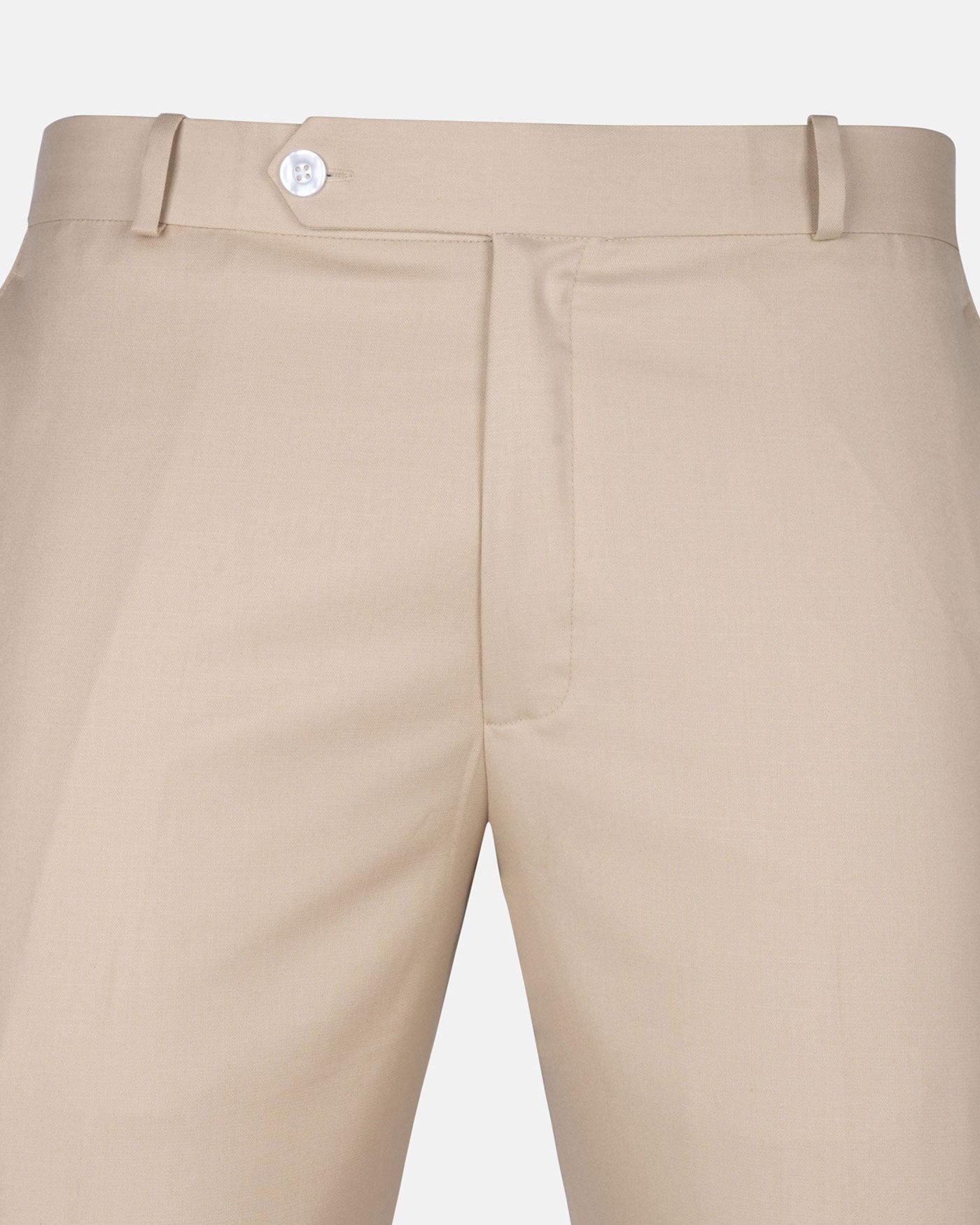 Zernol Cream Formal Cotton Stretchable Pant - John Ellies
