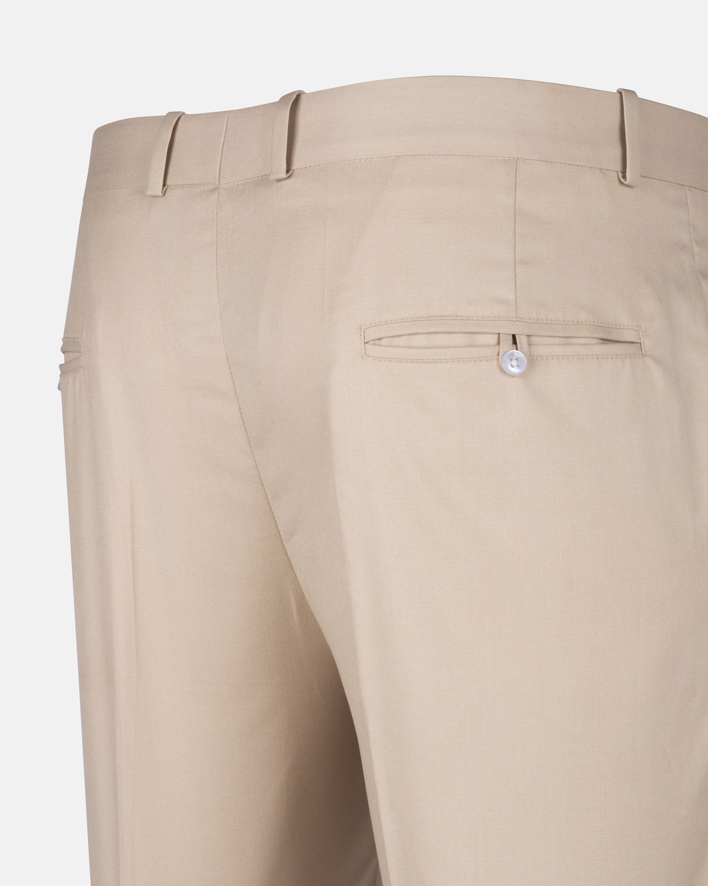Zernol Cream Formal Cotton Stretchable Pant - John Ellies