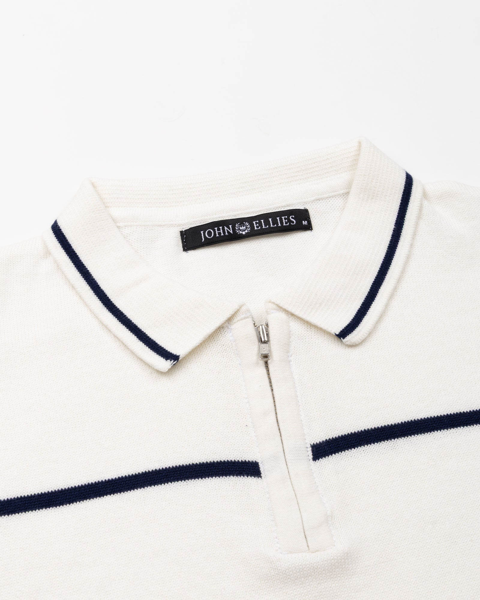 Sarrix Navy Blue Cotton Polo T-Shirt - John Ellies