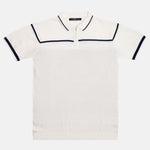 Sarrix Navy Blue Cotton Polo T-Shirt - John Ellies