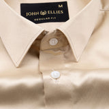 Montor Khaki Premium Satin Men's Shirt - John Ellies