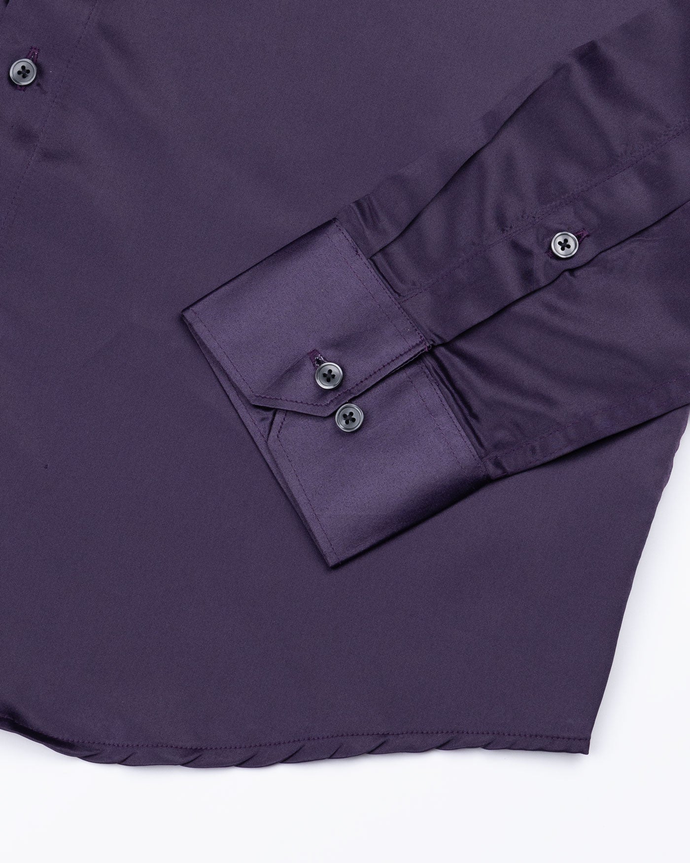 Montor Imperial Purple Premium Satin Men's Shirt - John Ellies