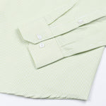 Siento Felix Lime Stripe Oxford Cotton Shirt - John Ellies