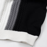 Sarrix White Stripes Cotton Polo T-Shirt - John Ellies