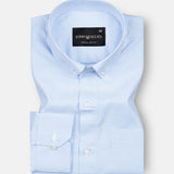 Siento Felix Jordy Blue Stripe Oxford Cotton Shirt - John Ellies