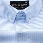 Siento Felix Jordy Blue Stripe Oxford Cotton Shirt - John Ellies