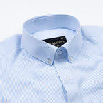 Siento Felix Jordy Blue Stripe Oxford Cotton Shirt - John Ellies