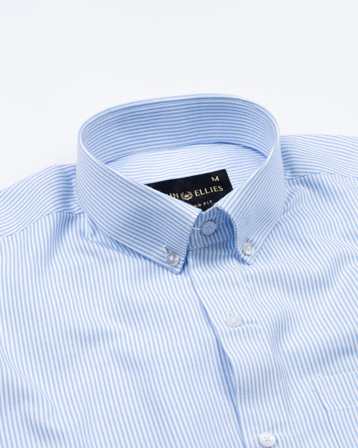 Siento Felix Jordy Blue Stripe Oxford Cotton Shirt - John Ellies