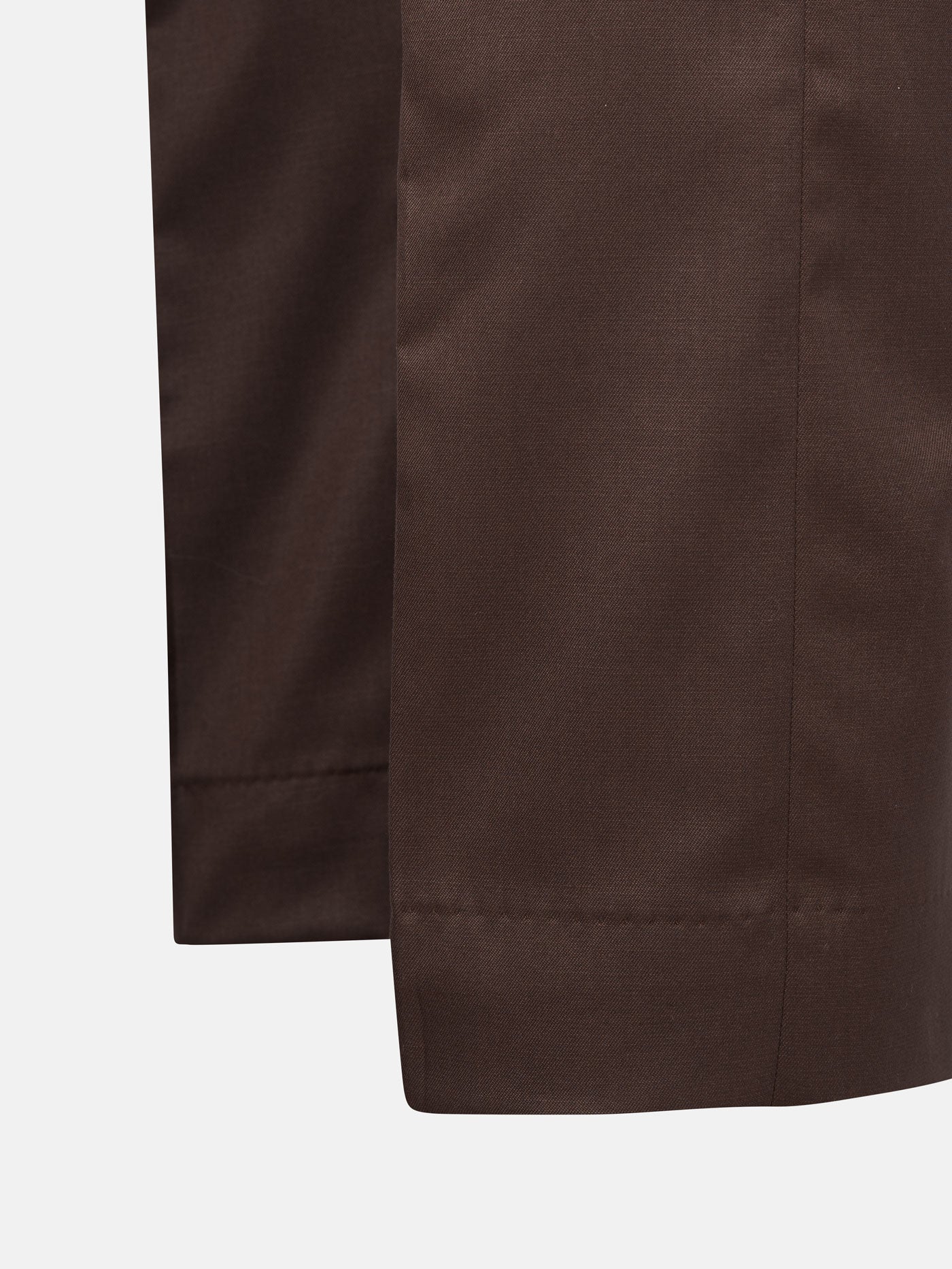 Zernol Brown Formal Cotton Stretchable Pant - John Ellies