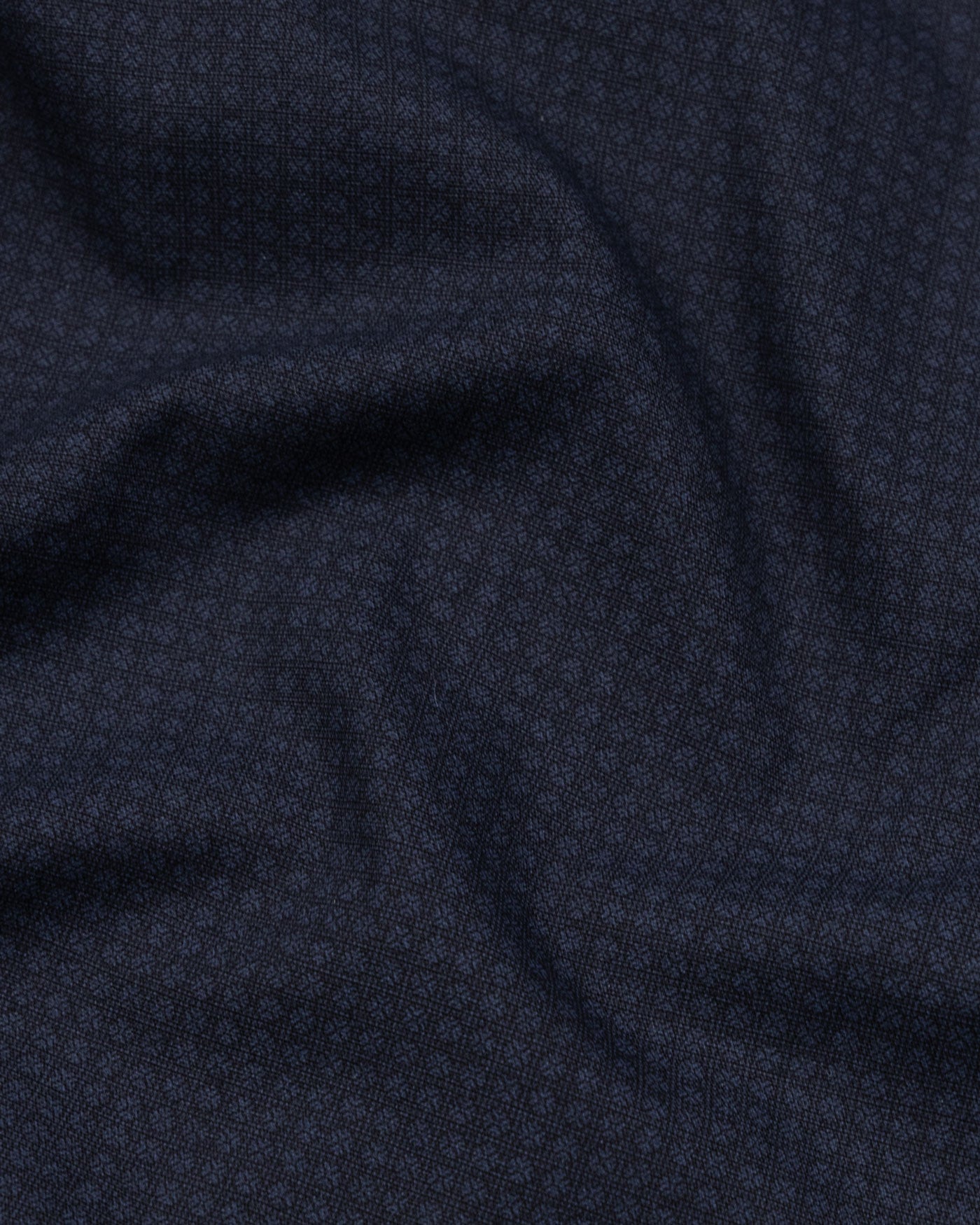 Artistic Midnight Navy Cotton Printed Shirt - John Ellies