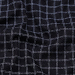 Sven Vampire Black Cotton Checked Printed Shirt - John Ellies