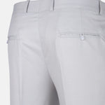 Zernol Silver Formal Cotton Stretchable Pant - John Ellies