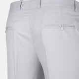 Zernol Silver Formal Cotton Stretchable Pant - John Ellies