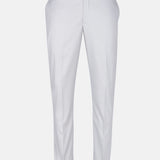 Zernol Silver Formal Cotton Stretchable Pant - John Ellies