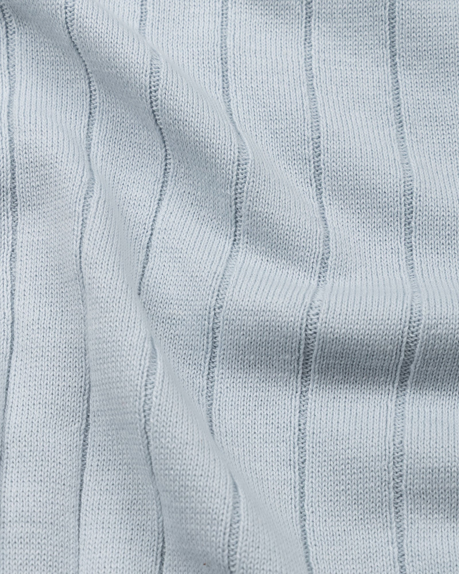 Oksira Sky Blue Cotton Polo T-Shirt - John Ellies