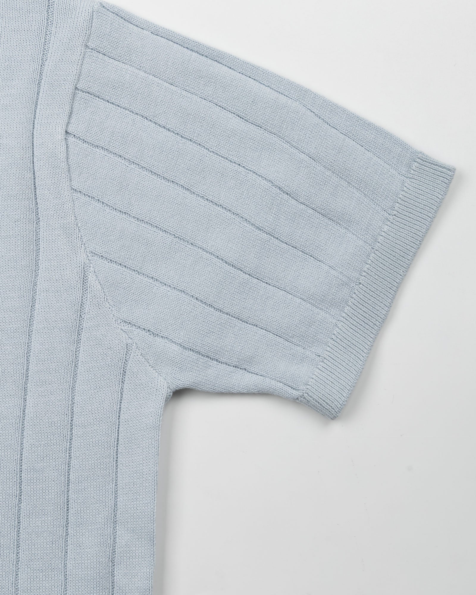 Oksira Sky Blue Cotton Polo T-Shirt - John Ellies
