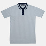 Oksira Sky Blue Cotton Polo T-Shirt - John Ellies