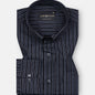 Coastal Black Cotton Stripe Shirt - John Ellies