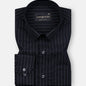 Coastal Black Line Cotton Stripe Shirt - John Ellies