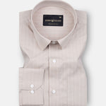 Coastal Bone Line Cotton Stripe Shirt - John Ellies