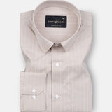 Coastal Bone Line Cotton Stripe Shirt - John Ellies