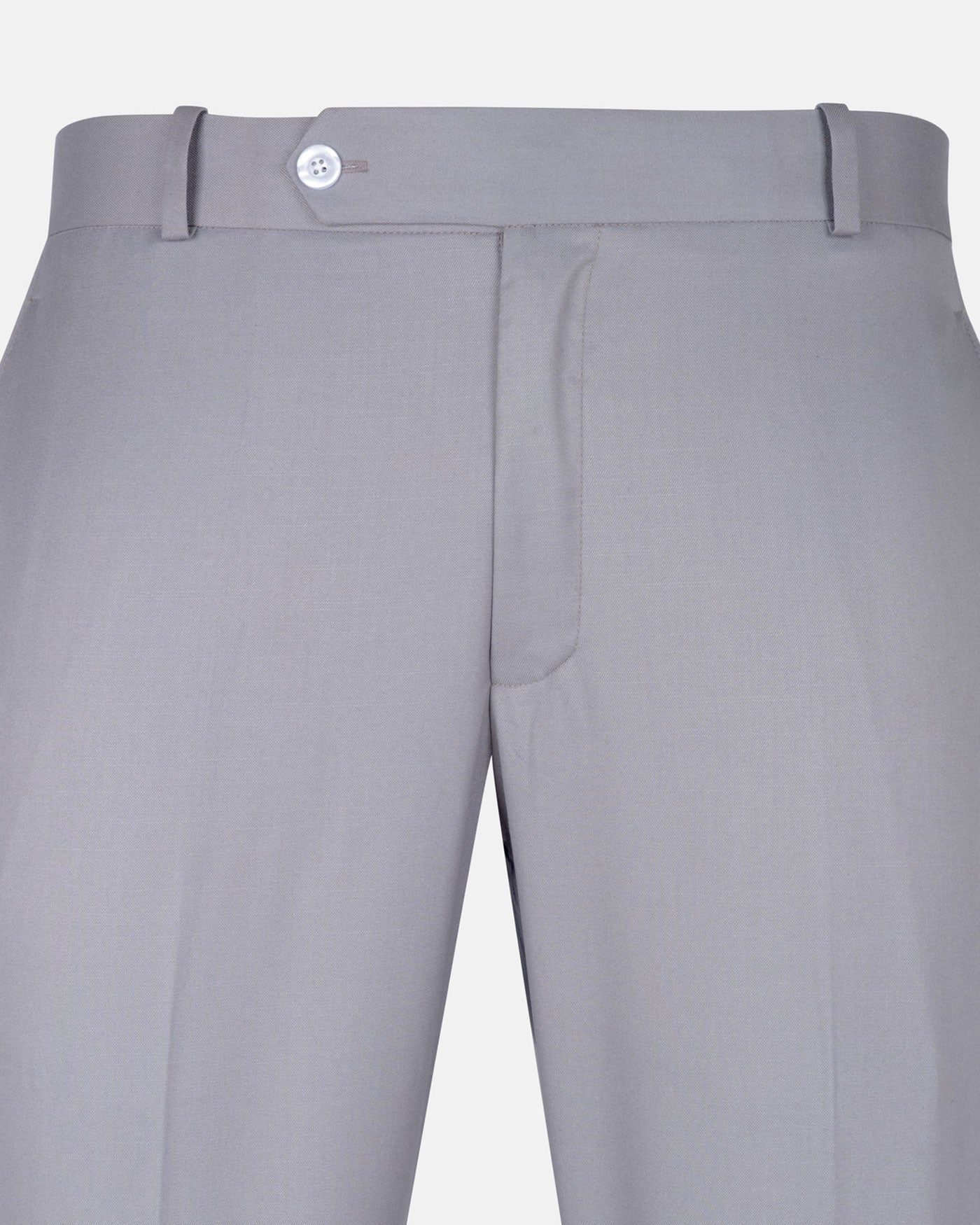 Zernol Grey Formal Cotton Stretchable Pant - John Ellies