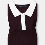 Oksira Wine Cotton Polo T-Shirt - John Ellies