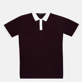 Oksira Wine Cotton Polo T-Shirt - John Ellies