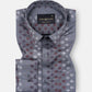 Astron Purple Twill Cotton Printed Shirt - John Ellies