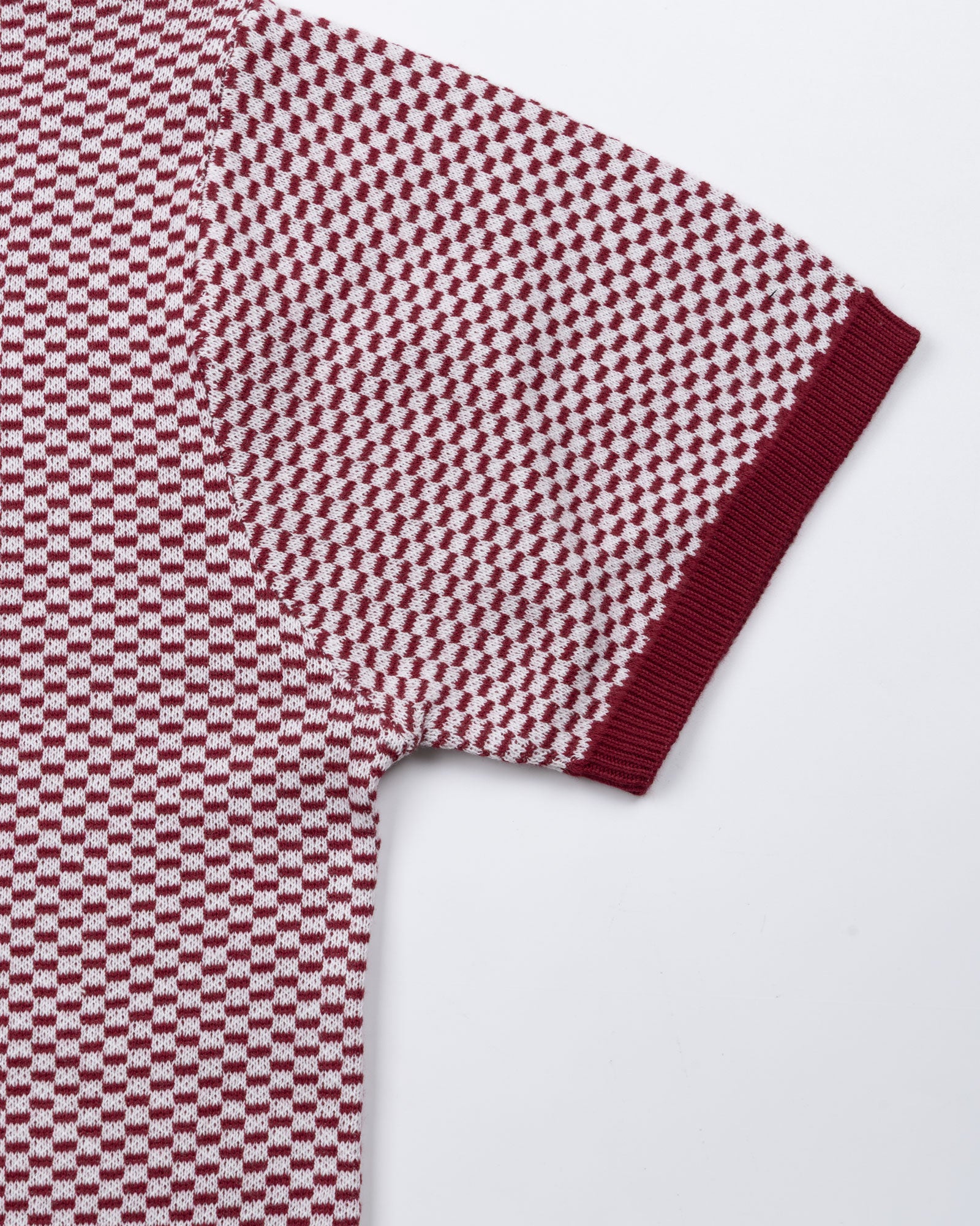 Welbern Red And White Cotton Polo T-Shirt - John Ellies