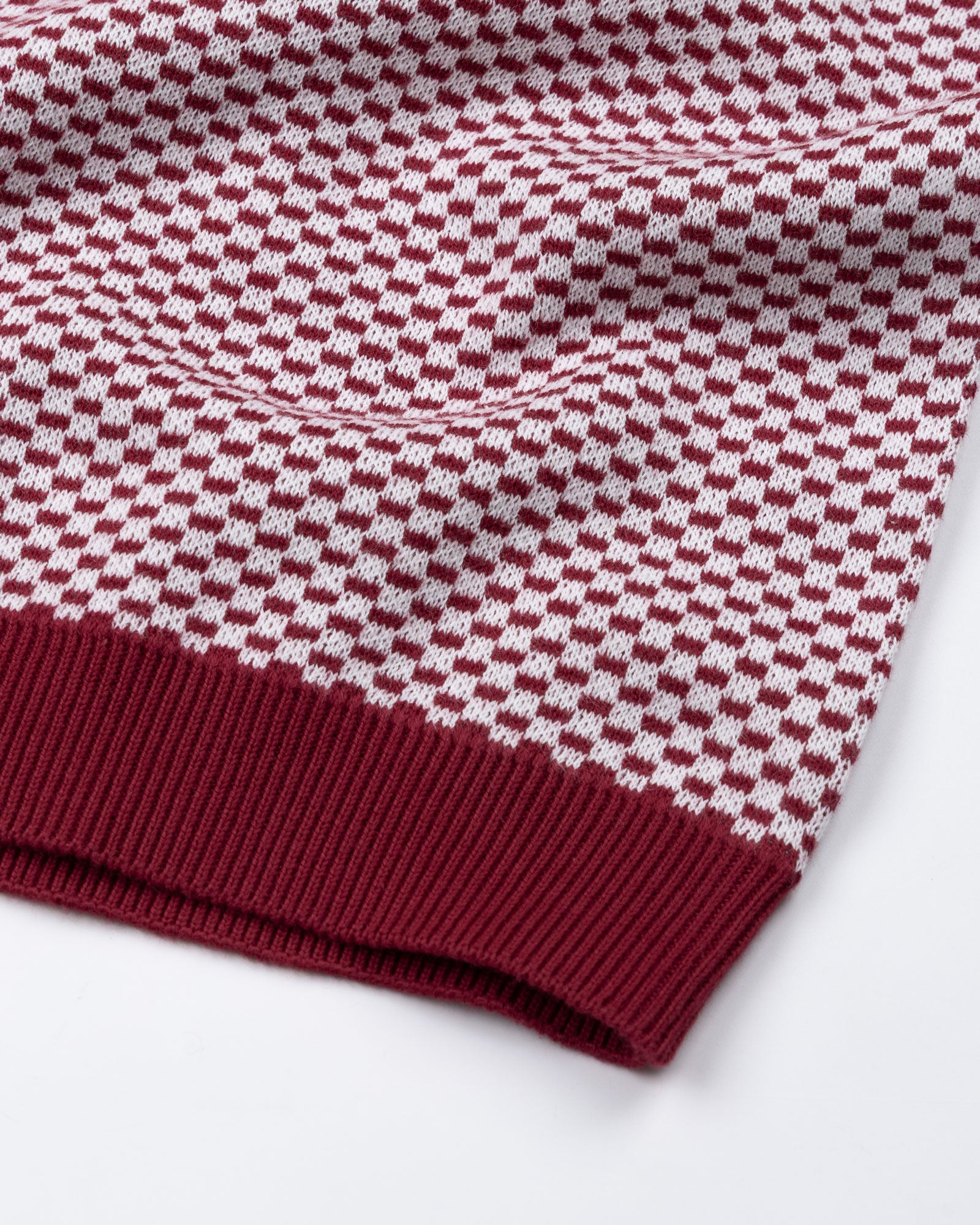 Welbern Red And White Cotton Polo T-Shirt - John Ellies