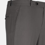 Cryon Brown Formal Cotton Stretchable Pant - John Ellies