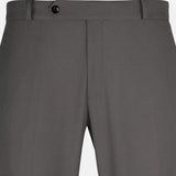 Cryon Brown Formal Cotton Stretchable Pant - John Ellies