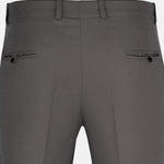 Cryon Brown Formal Cotton Stretchable Pant - John Ellies