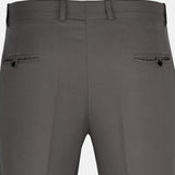 Cryon Brown Formal Cotton Stretchable Pant - John Ellies