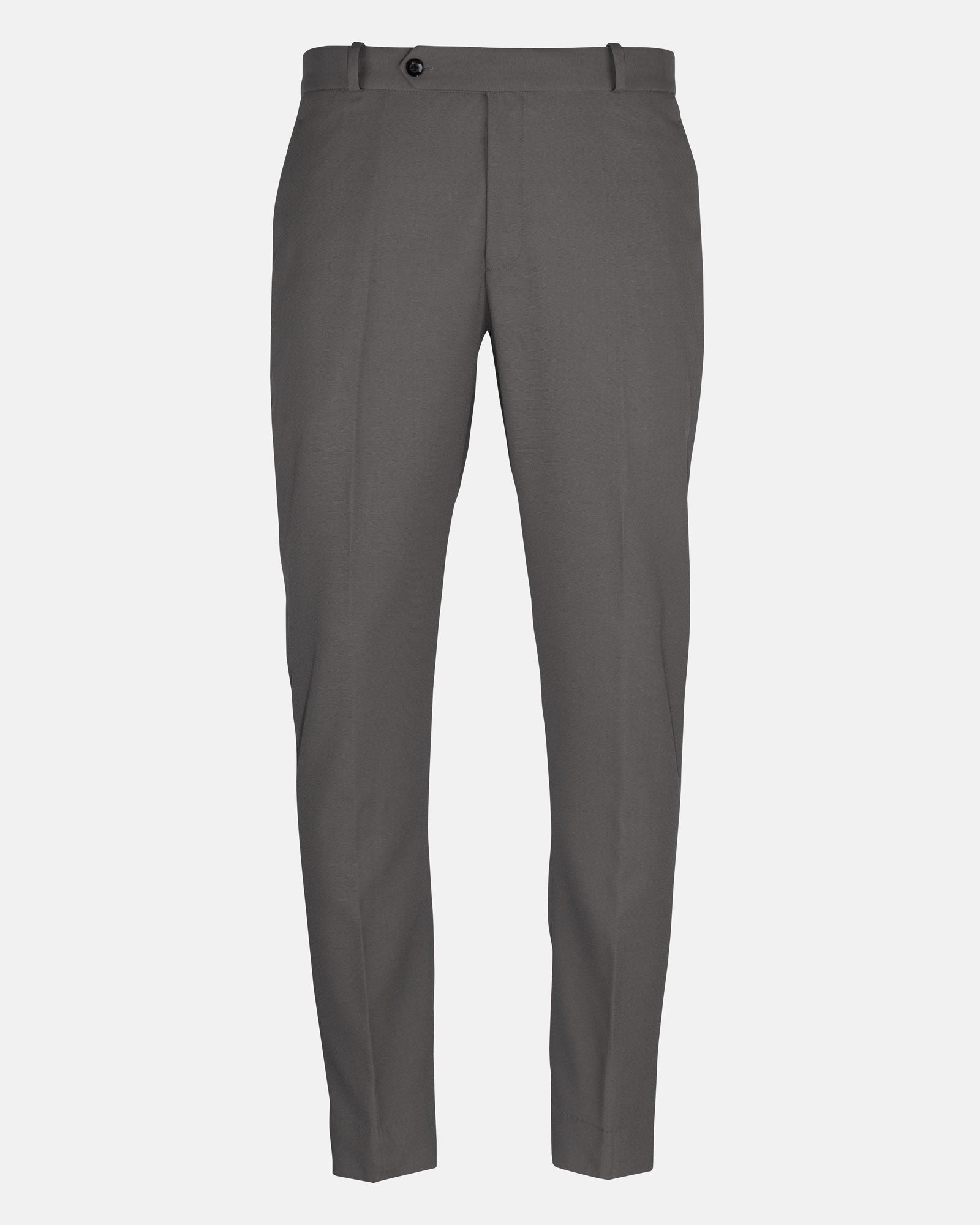 Cryon Brown Formal Cotton Stretchable Pant - John Ellies