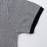 Welbern Black And White Cotton Polo T-Shirt - John Ellies
