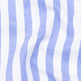 Strifox Blue Stripe Oxford Cotton Shirt - John Ellies