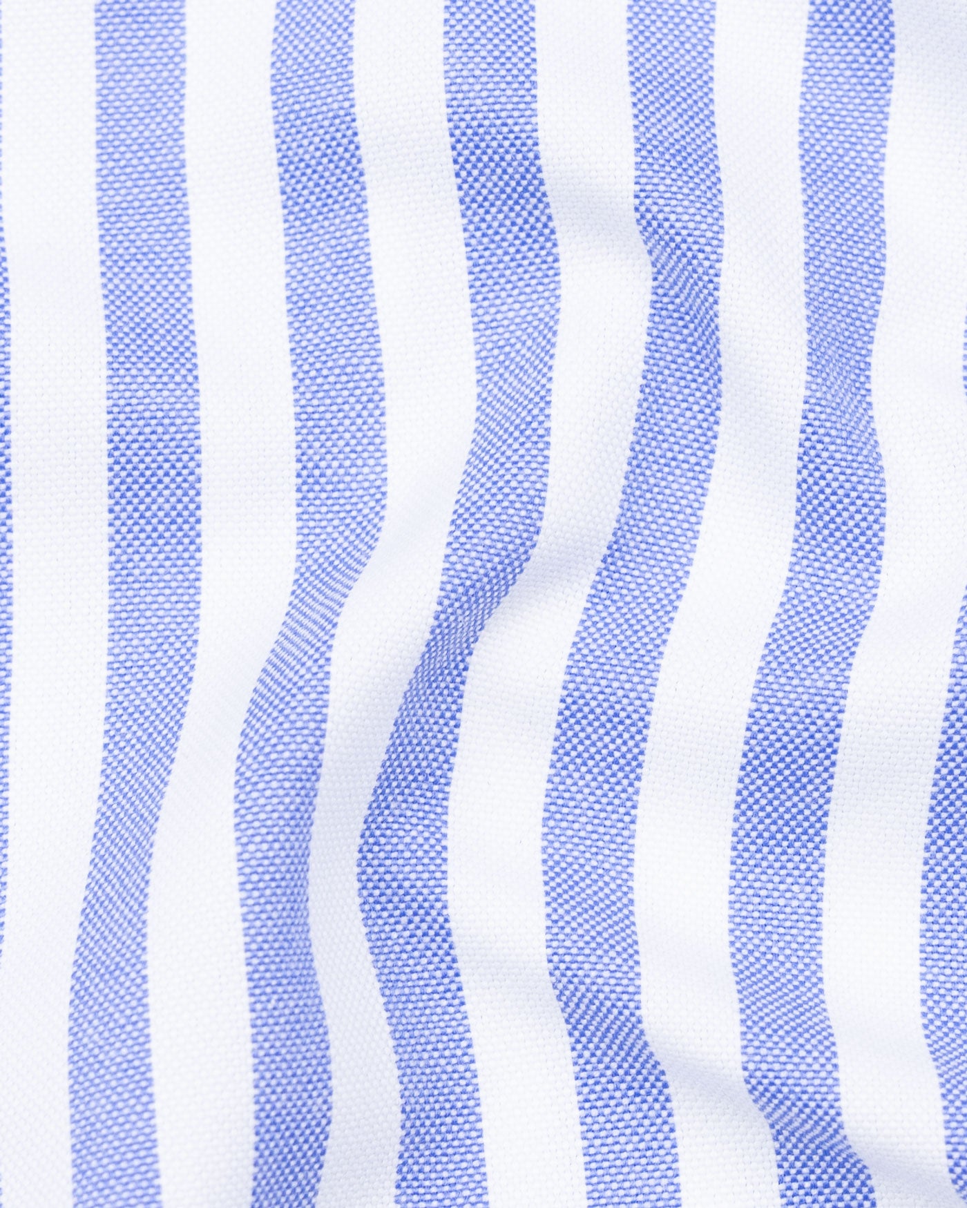 Strifox Blue Stripe Oxford Cotton Shirt - John Ellies