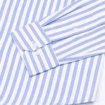 Strifox Blue Stripe Oxford Cotton Shirt - John Ellies