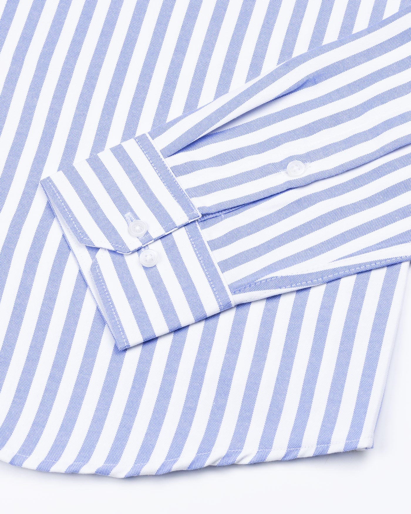 Strifox Blue Stripe Oxford Cotton Shirt - John Ellies