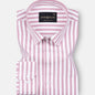 Strifox Pink Stripe Oxford Cotton Shirt - John Ellies