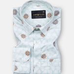 Florence Green Giza Cotton Printed Shirt - John Ellies