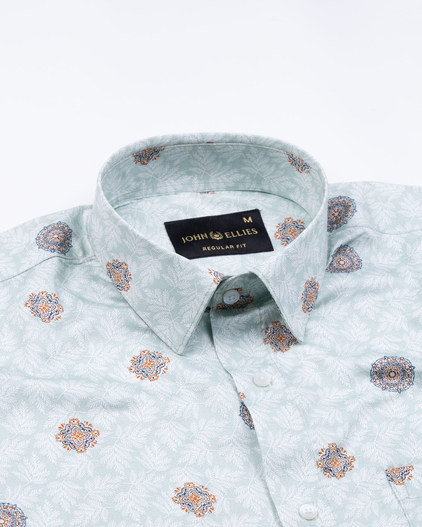 Florence Green Giza Cotton Printed Shirt - John Ellies